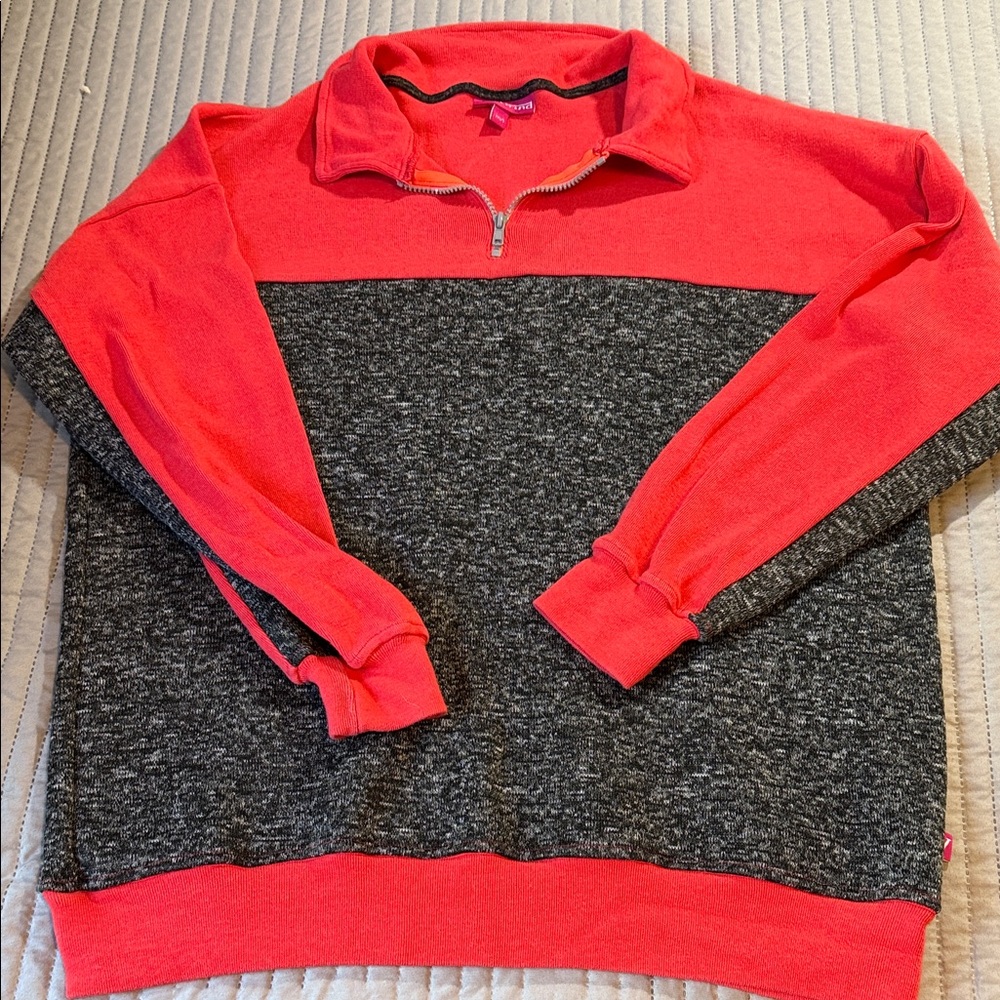 Women’s  Red and Gray Sweater
